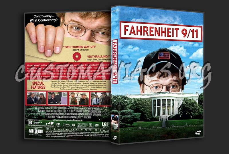 Fahrenheit 9/11 (2004) dvd cover