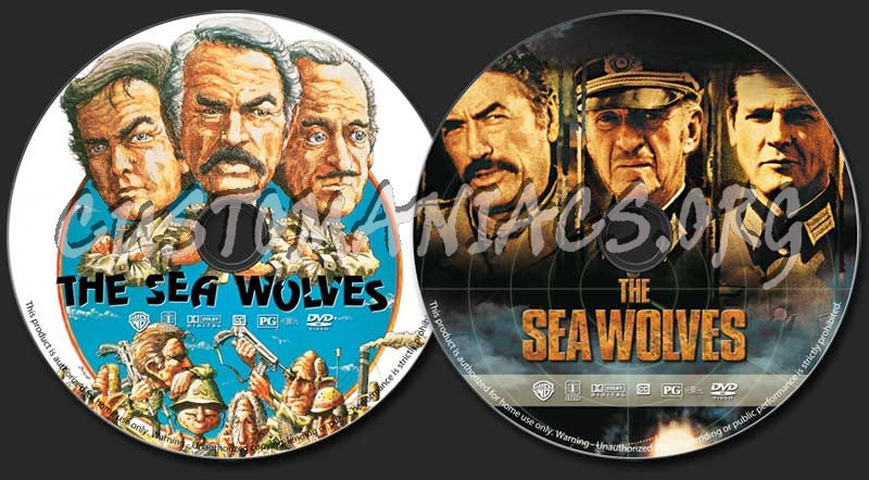 The Sea Wolves (1980) dvd label