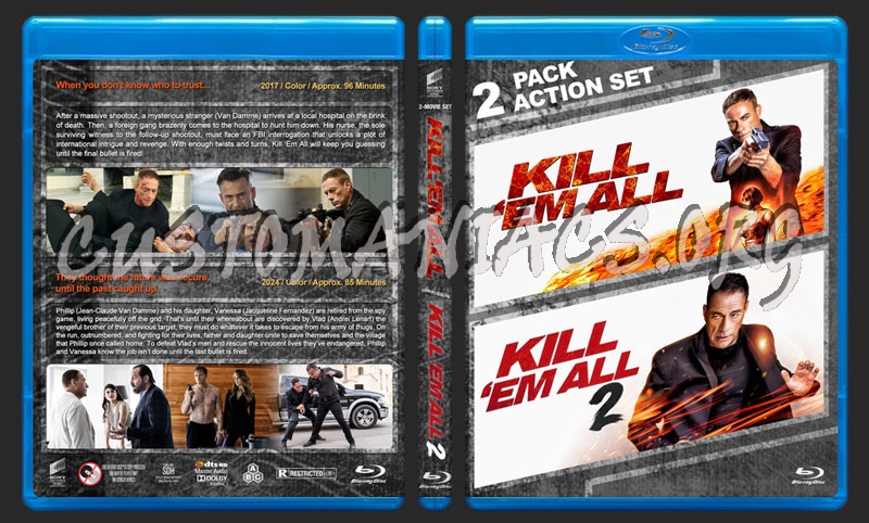 Kill Em All Double Feature blu-ray cover