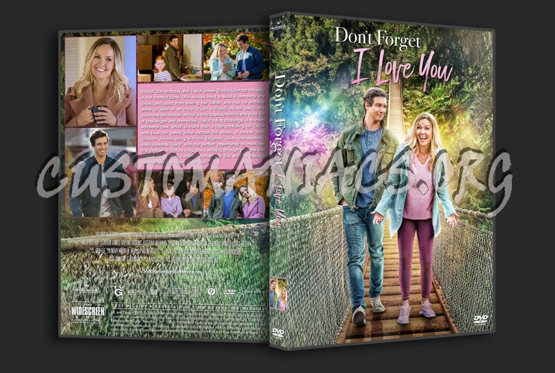 Dont Forget I Love You (2021) dvd cover