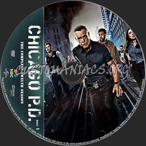 Chicago PD Season 12 dvd label