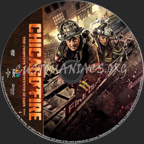 Chicago Fire Season 13 dvd label