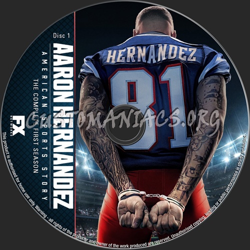 American Sports Story:Aaron Hernandez dvd label