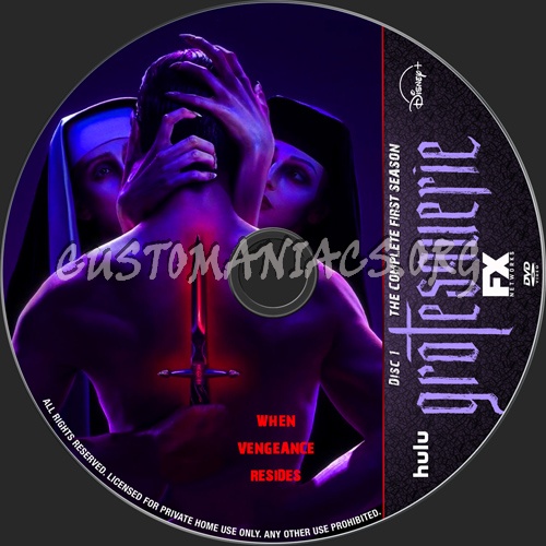 Grotesquerie Season 1 dvd label