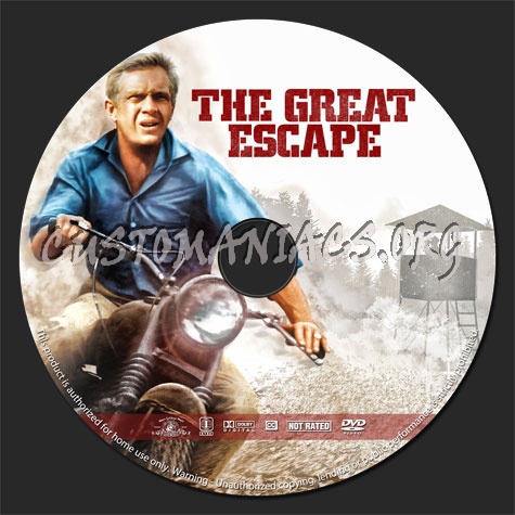 Great Escape, The (1963) dvd label