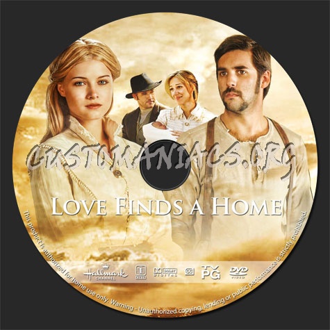 Love Finds a Home (2009) dvd label