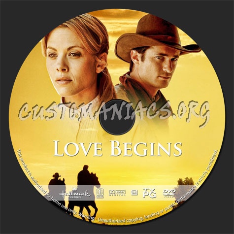 Love Begins (2010) dvd label