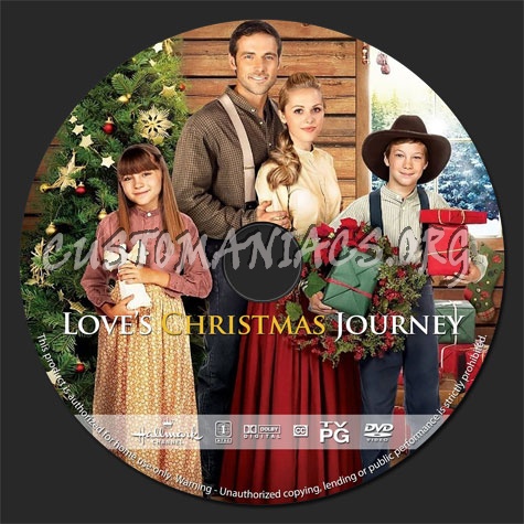 Loves Christmas Journey (2011) dvd label