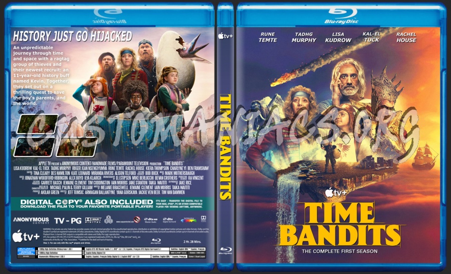 Time Bandits Season 1 blu-ray cover