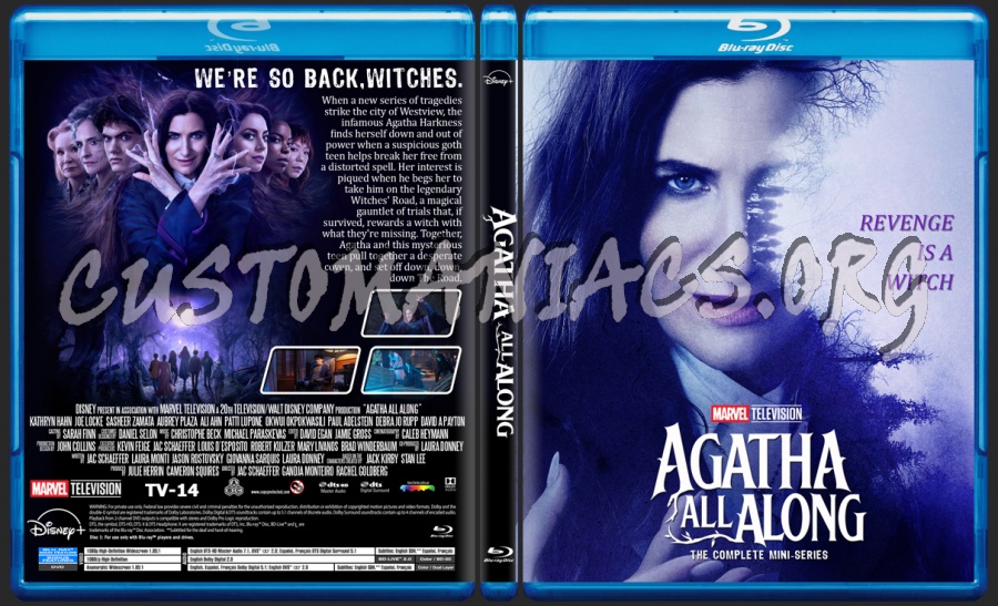 Agatha All Along Mini-Series blu-ray cover