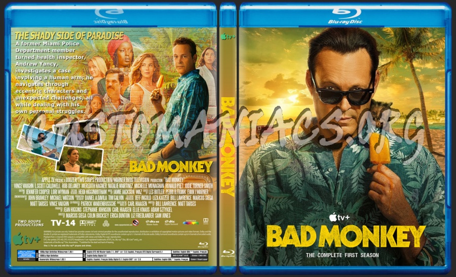 Bad Monkey Season 1 blu-ray cover