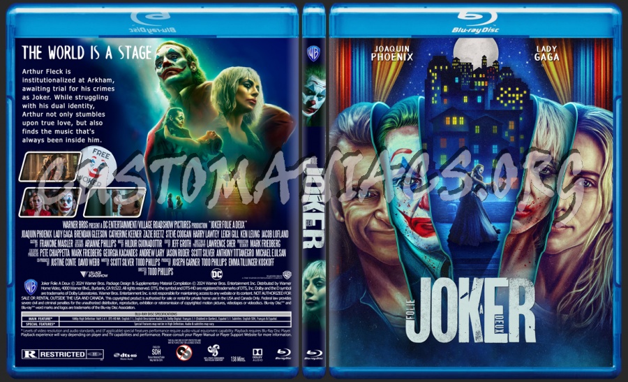 Joker Folie A Deux blu-ray cover