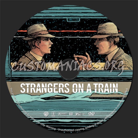 Strangers on a Train (1951) dvd label