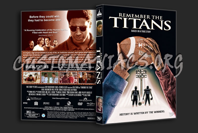 Remember the Titans (2000) dvd cover