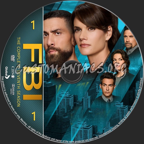 FBI Season 7 dvd label