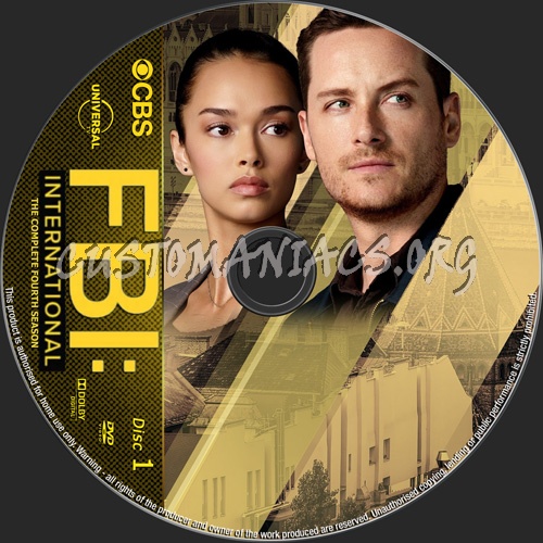 FBI International Season 4 dvd label