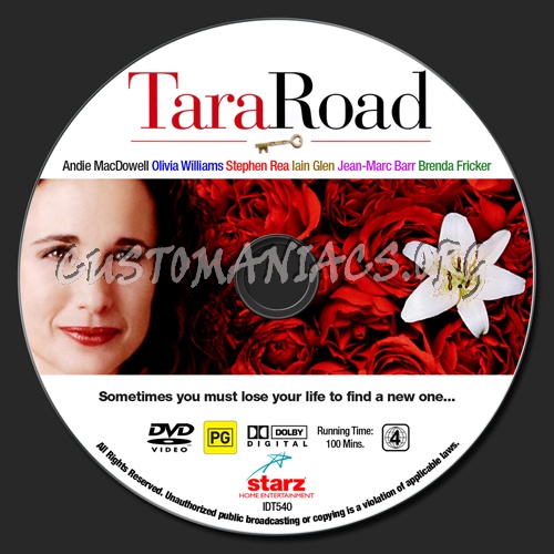 Tara Road dvd label