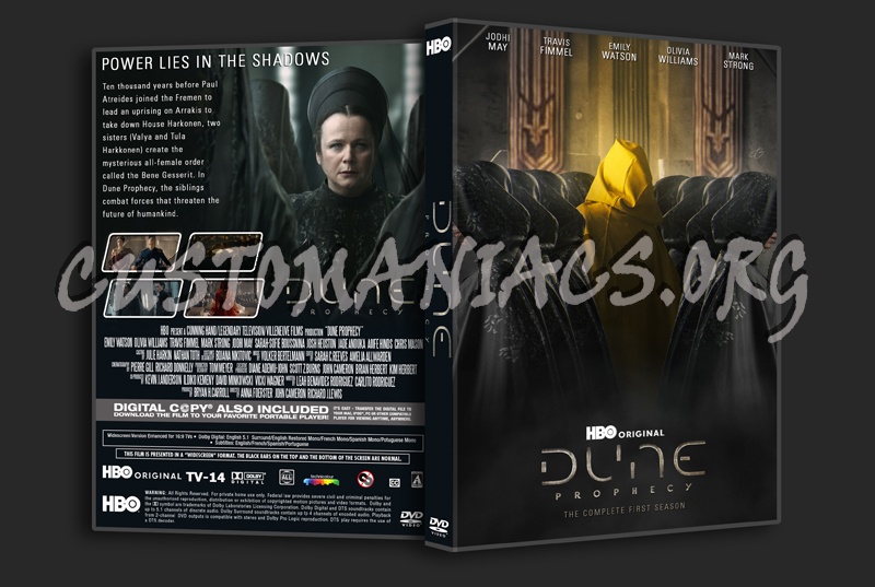 Dune Prophecy Season 1 dvd cover