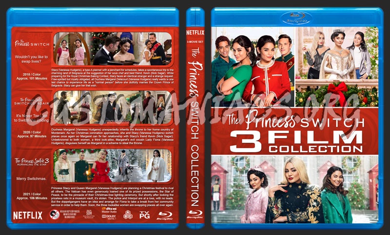 The Princess Switch Collection blu-ray cover