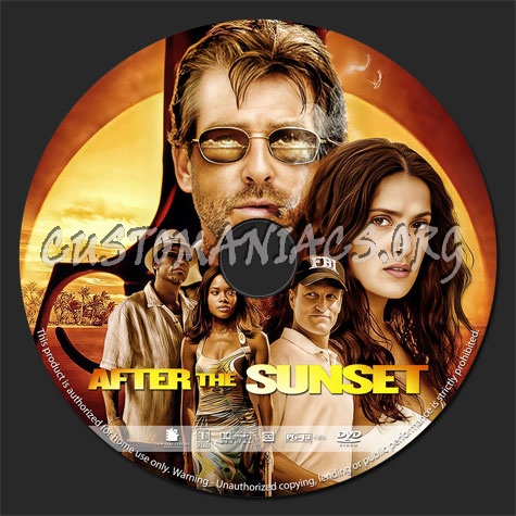 After the Sunset (2004) dvd label