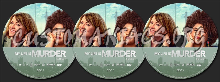 My Life Is Murder - Series 4 dvd label