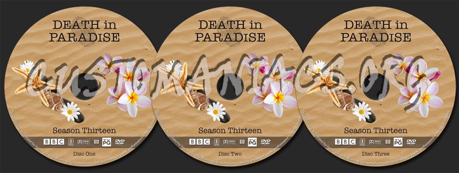 Death In Paradise - Season 13 dvd label