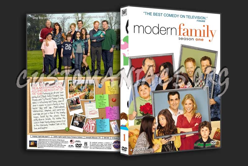 Modern Family  - The Complete Series (spanning spine) dvd cover