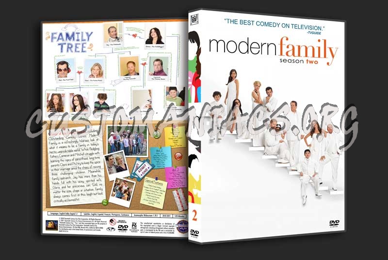 Modern Family  - The Complete Series (spanning spine) dvd cover