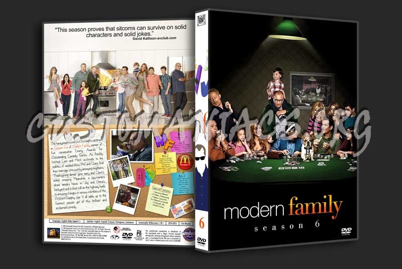 Modern Family  - The Complete Series (spanning spine) dvd cover