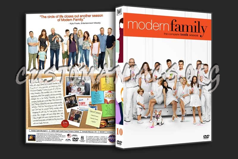 Modern Family  - The Complete Series (spanning spine) dvd cover