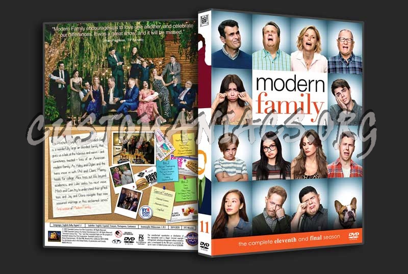 Modern Family  - The Complete Series (spanning spine) dvd cover