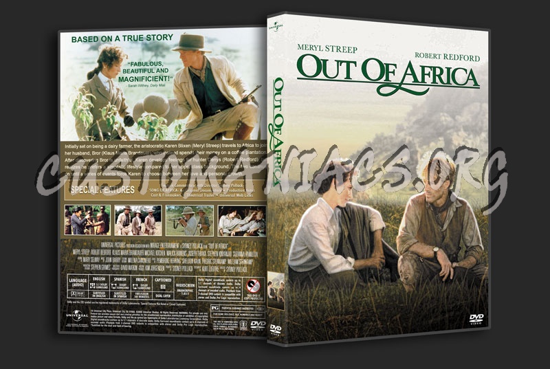 Out of Africa (1995) dvd cover