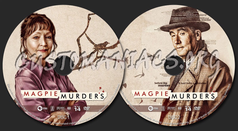 Magpie Murders - The Complete Series dvd label