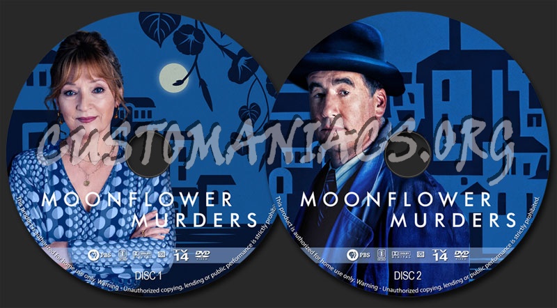 Moonflower Murders - The Complete Series dvd label