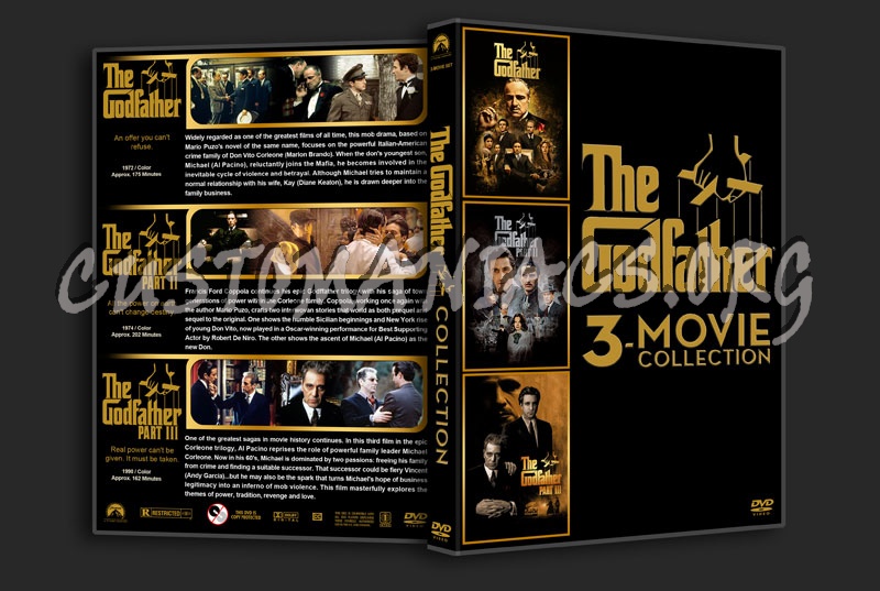 Godfather 3-Movie Collection, The dvd cover