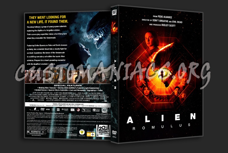 Alien: Romulus dvd cover