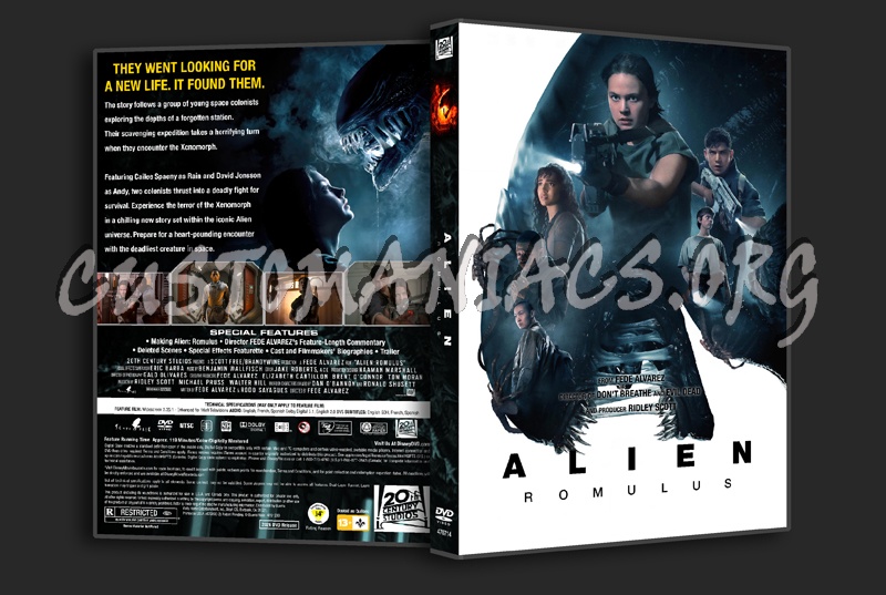 Alien: Romulus dvd cover