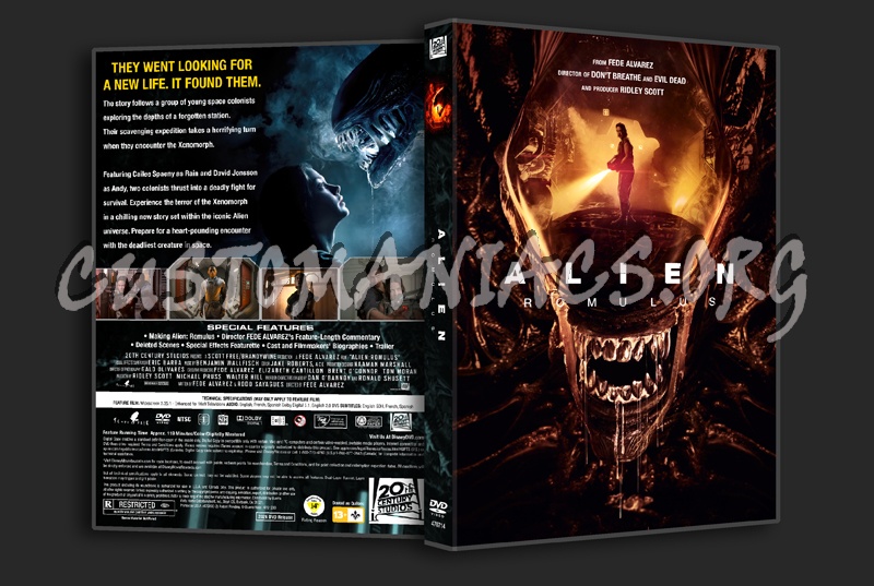 Alien: Romulus dvd cover