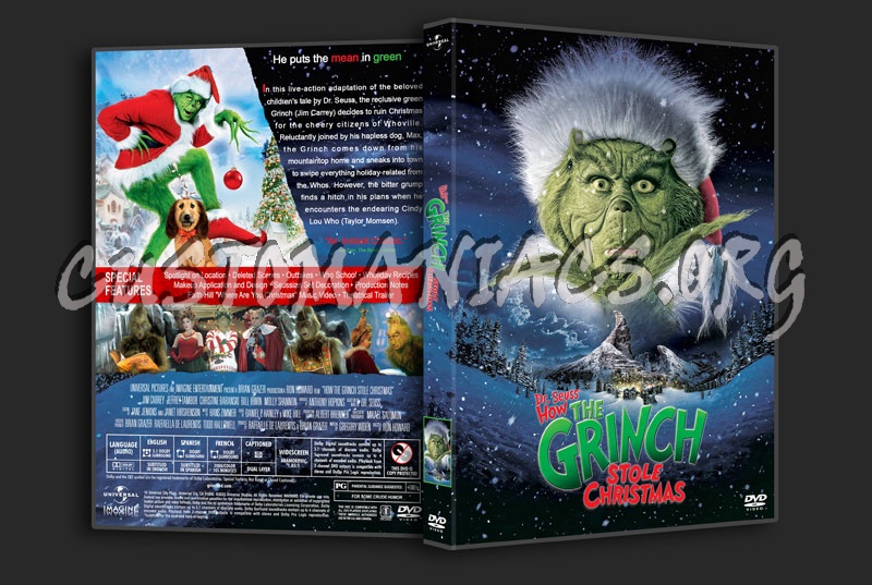 How the Grinch Stole Christmas (2000) dvd cover