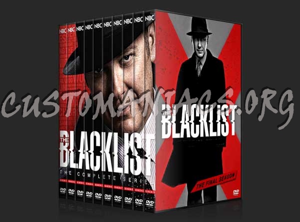 The Blacklist - The Complete Series (spanning spine) dvd cover