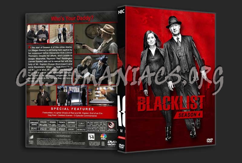 The Blacklist - The Complete Series (spanning spine) dvd cover