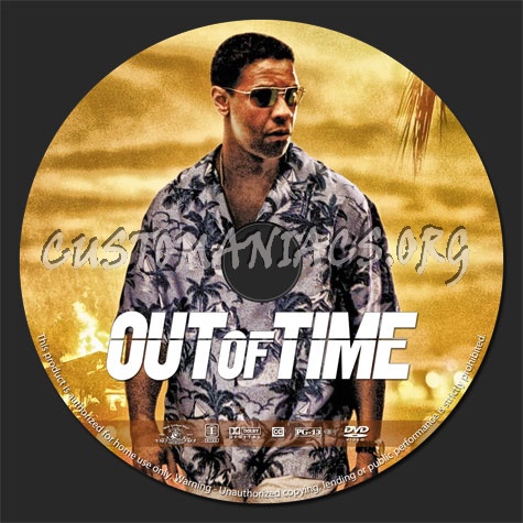 Out of Time (2003) dvd label