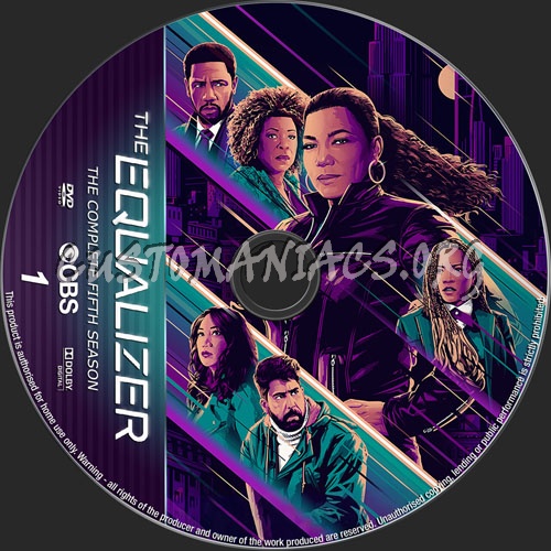 The Equalizer Season 5 dvd label