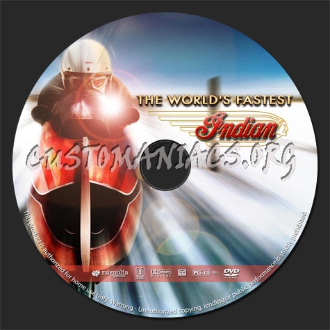 The World's Fastest Indian (2005) dvd label