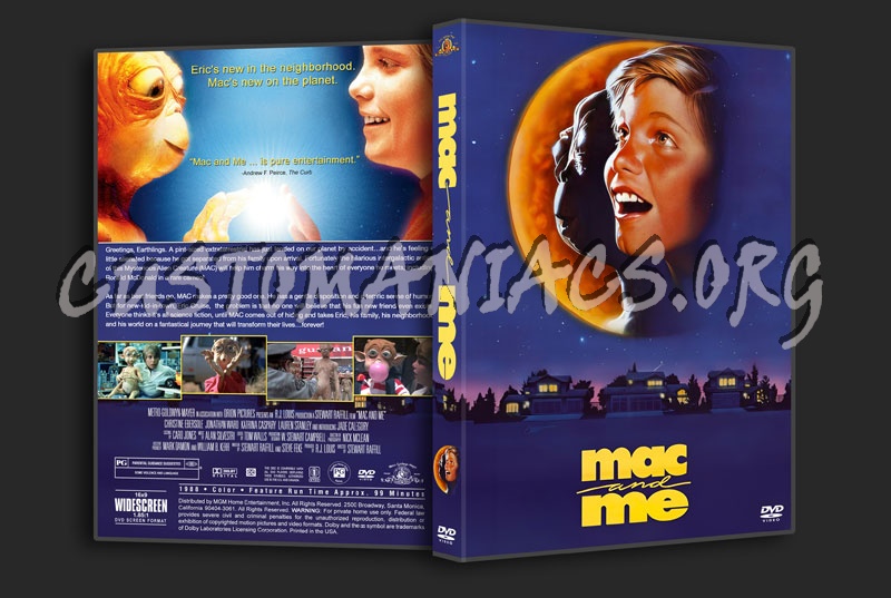 Mac and Me (1988) dvd cover