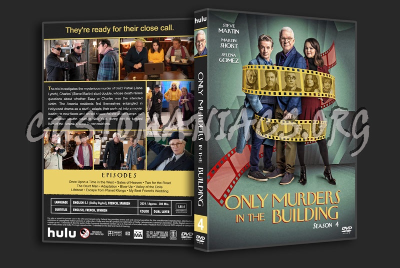 Only Murders In The Building - Season 4 dvd cover