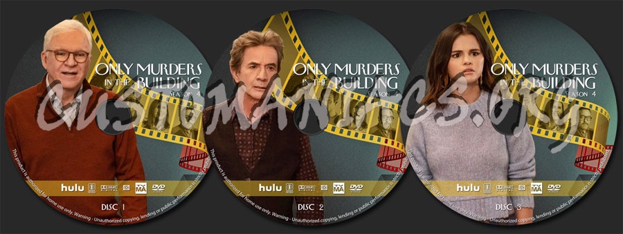 Only Murders In The Building - Season 4 dvd label