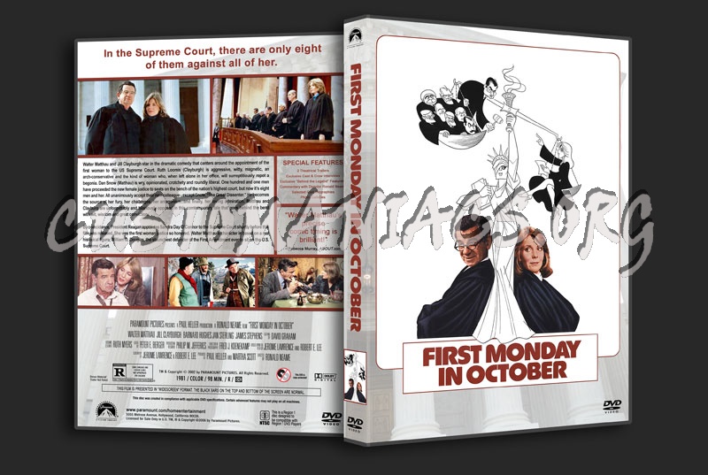 First Monday in October (1981) dvd cover