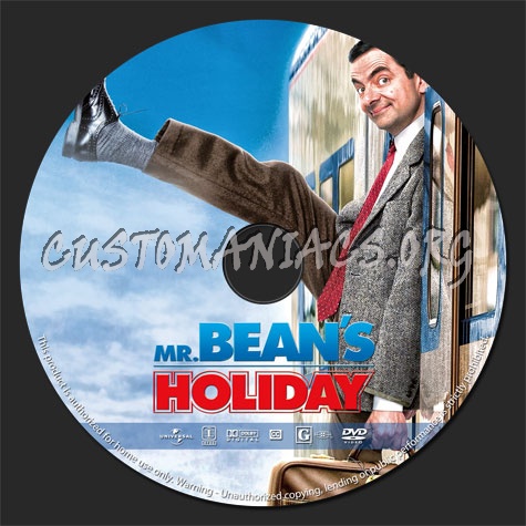 Mr. Bean's Holiday (2007) dvd label