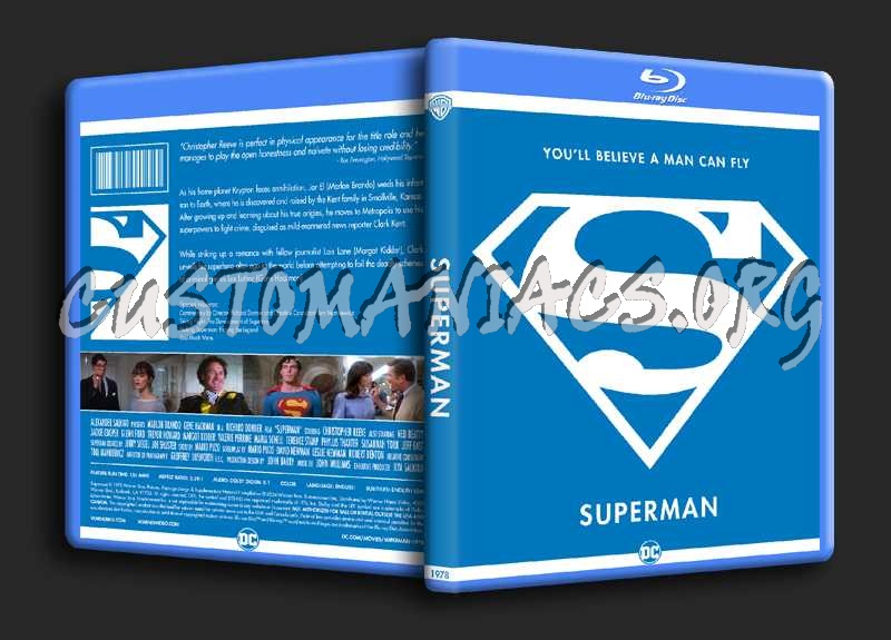 Superman 1978 blu-ray cover